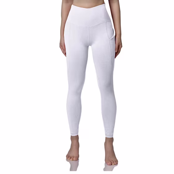 ODODOS Out Pocket High Waist Yoga Pants,Tummy Control,Pocket Workout Yoga Pant