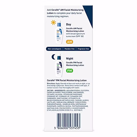 CeraVe PM Facial Moisturizing Lotion
