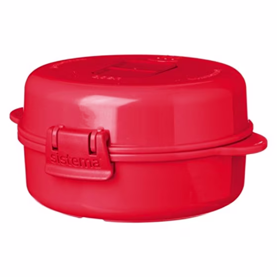Sistema Microwave Cookware Easy Eggs, Red, 9.16 Oz/271 ml
