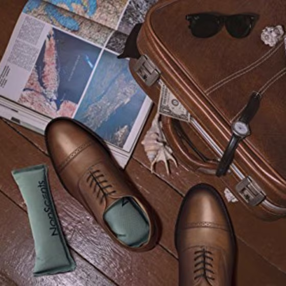 NonScents Shoe Deodorizer - Odor Eliminator, Freshener for Sneakers, Gym Bags, and Lockers