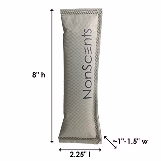 NonScents Shoe Deodorizer - Odor Eliminator, Freshener for Sneakers, Gym Bags, and Lockers