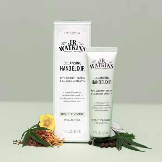 J.R. Watkins Cleansing Rosewater Hand Elixir
