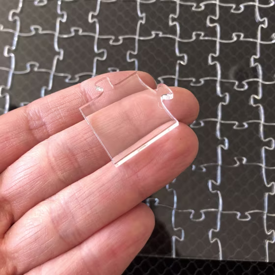 MyLuxeFinds Transparent Jigsaw Puzzle