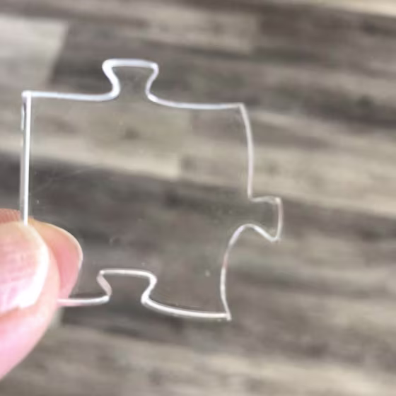 MyLuxeFinds Transparent Jigsaw Puzzle