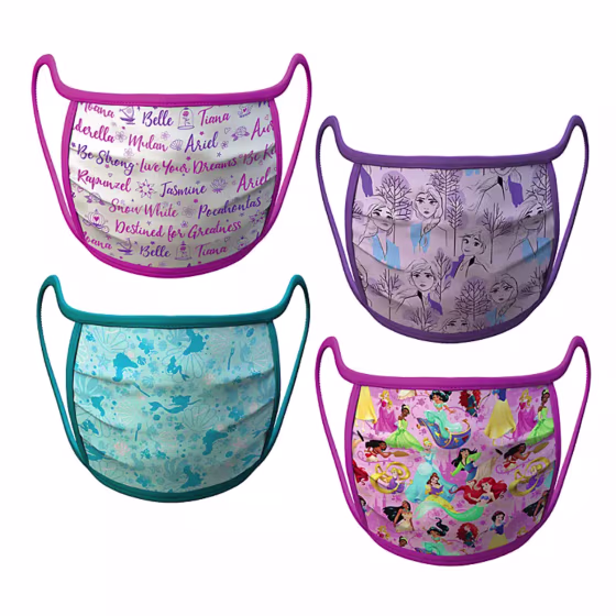 Disney Cloth Face Masks 4-Pack