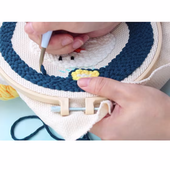 Round DIY Punch Needle kit