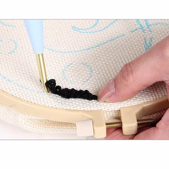 Round DIY Punch Needle kit