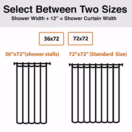 Liba Mildew Resistant Antimicrobial Shower Curtain Liner