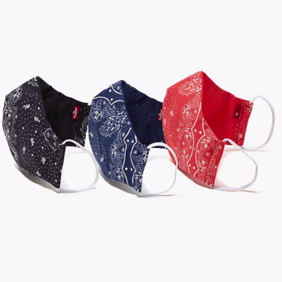 Levi's Reusable Reversible Face Mask (Pack of 3)