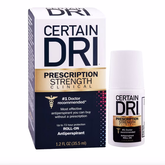 Certain Dri Prescription Strength Clinical Antiperspirant