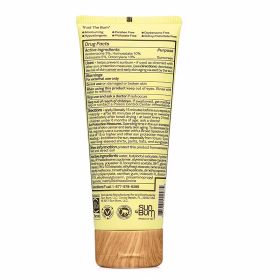 Sun Bum Original SPF 50 Sunscreen Face Lotion