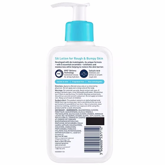 CeraVe SA Lotion for Rough & Bumpy Skin