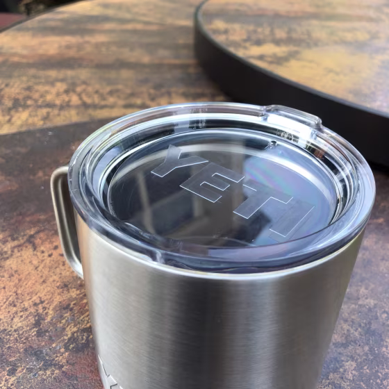 YETI Rambler 14 oz Stainless Steel Vacuum Insulated Mug with Lid, Stainless