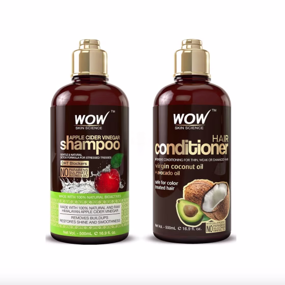 Wow Skin Science Natural Shampoo and Conditioner