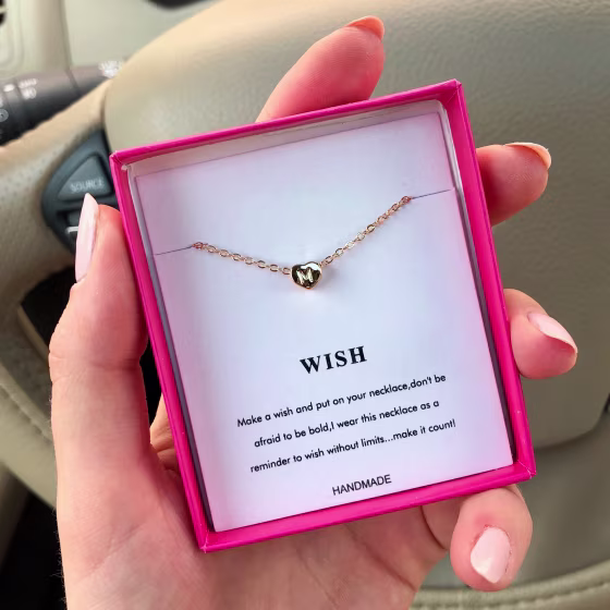 Fettero Initial Heart Necklace