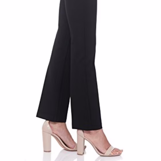 Rekucci Pull-On Knit Straight Pant with Tummy Control