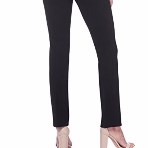 Rekucci Pull-On Knit Straight Pant with Tummy Control