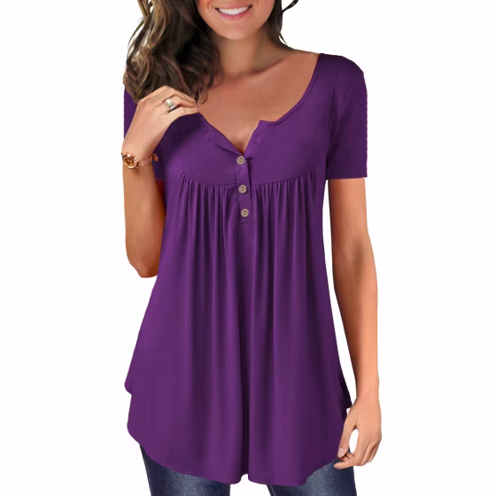 Mystry Zone Store Ruffle Tunic Top