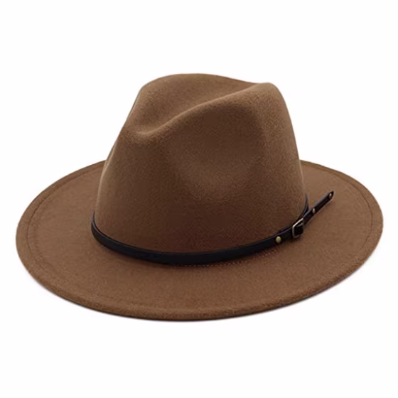 Lisianthus Belt Buckle Fedora