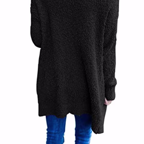 MEROKEETY Soft Chunky Knit Cardigan