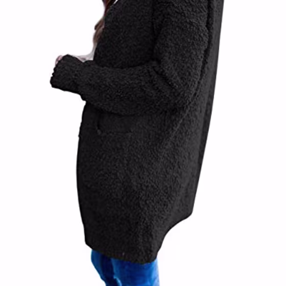 MEROKEETY Soft Chunky Knit Cardigan