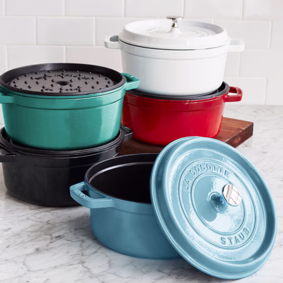 Staub Enameled Cast Iron Round Dutch Oven