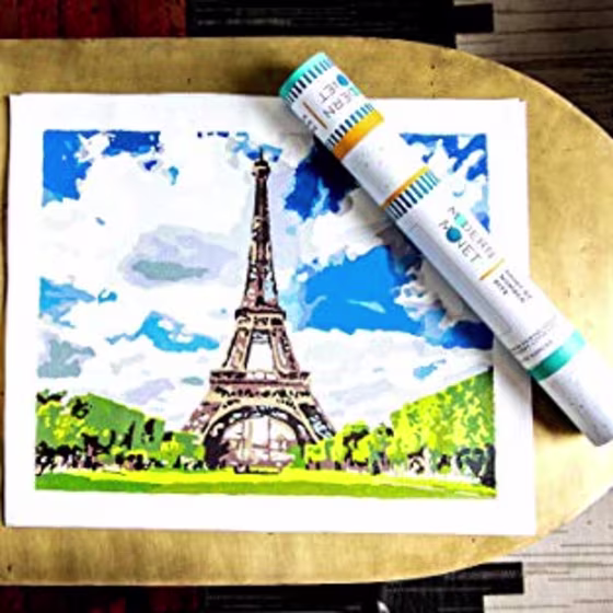 Everything Eiffel - Modern Monet Paint by Numbers Kits for Adults, 16x20