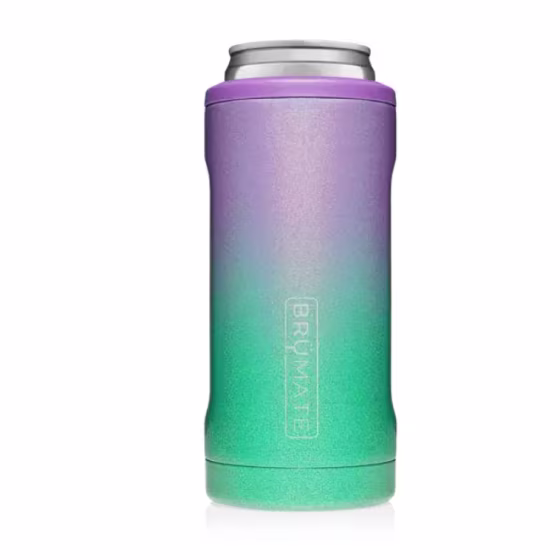 Br?Mate Hopsulator Slim Double-walled Stainless Steel Insulated Can Cooler for 12 Oz Slim Cans (Matte Black)