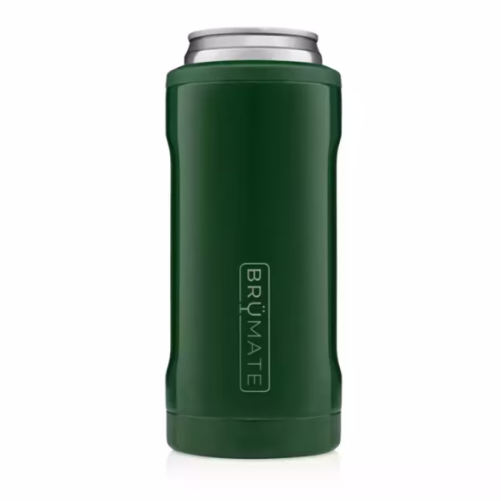 Br?Mate Hopsulator Slim Double-walled Stainless Steel Insulated Can Cooler for 12 Oz Slim Cans (Matte Black)