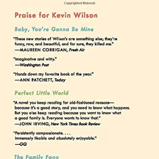 "Nothing to See Here," by Kevin Wilson