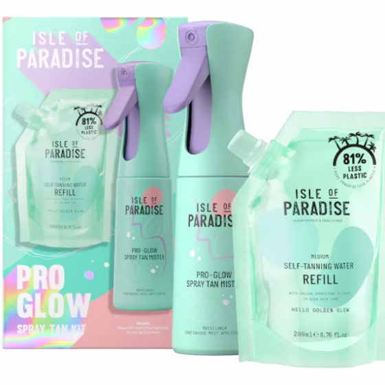 Isle of Paradise Pro Glow Spray Tan Kit