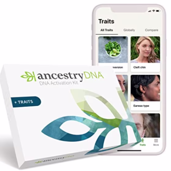 AncestryDNA + Traits: Genetic Ethnicity Testing Kit