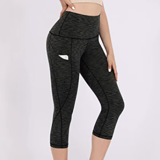 High Waist Tummy Control Yoga Capris