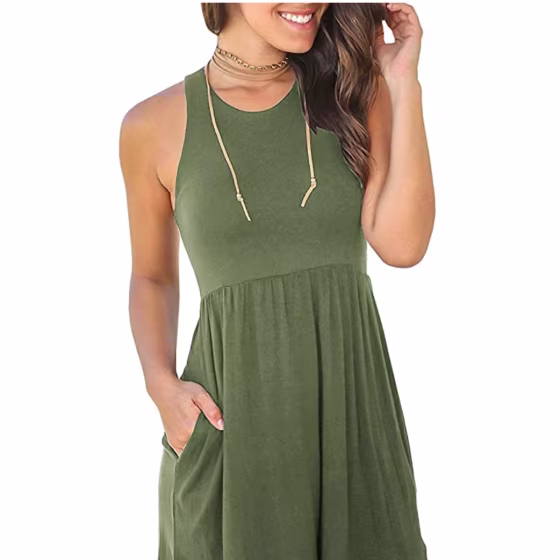 Women's Summer Sleeveless Casual Dress