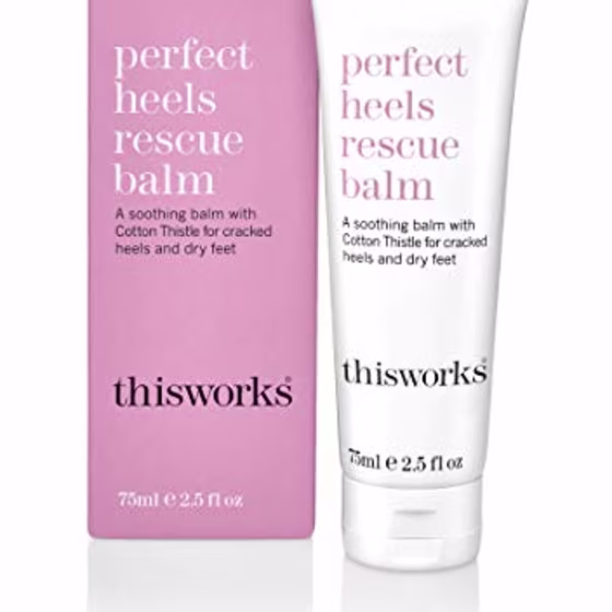 thisworks perfect heels rescue balm: Deeply Moisturizing Foot Balm to Repair and Perfect Parched Feet, 75ml | 2.5 oz
