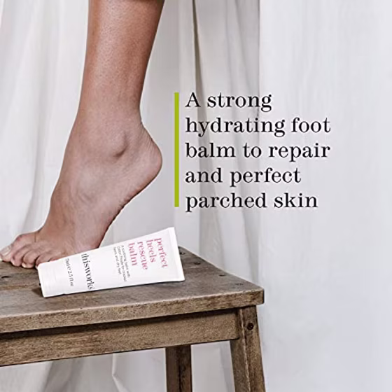 thisworks perfect heels rescue balm: Deeply Moisturizing Foot Balm to Repair and Perfect Parched Feet, 75ml | 2.5 oz