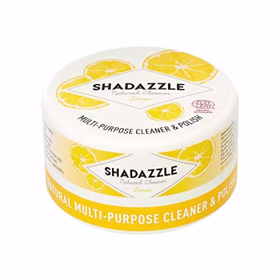 Shadazzle Natural All Purpose Cleaner and Polish - Eco friendly Multi-purpose Cleaning Product - Cleans, Polishes & Protects any washable surface (Lemon)