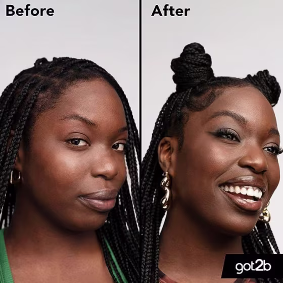 Got2B Schwarzkopf Glued for Brows & Edges 2 in 1 Wand Gel, For Laying Edges and Styling Brows, 72hr Hold, No White Residue or Stickness, Vegan, Silicone Free, Alcohol Free, 16 ml (Pack of 1)