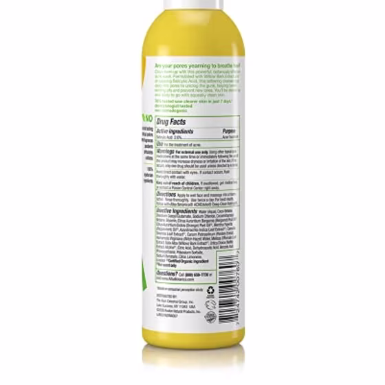 Alba Botanica Acnedote Maximum Strength Deep Pore Wash, 6 Oz
