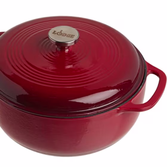 6-Quart Enameled Cast Iron Dutch Oven