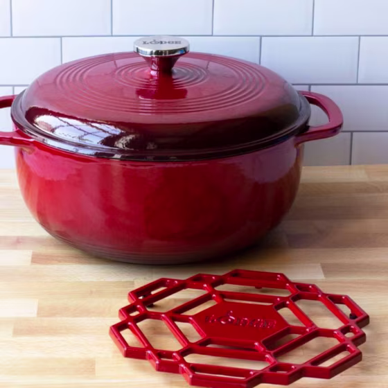 6-Quart Enameled Cast Iron Dutch Oven