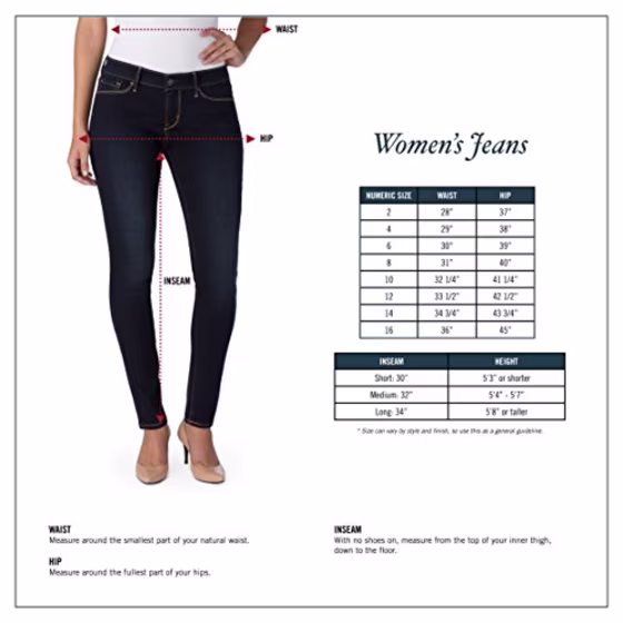 Levi Strauss & Co Totally Shaping Pull-on Skinny Jeans