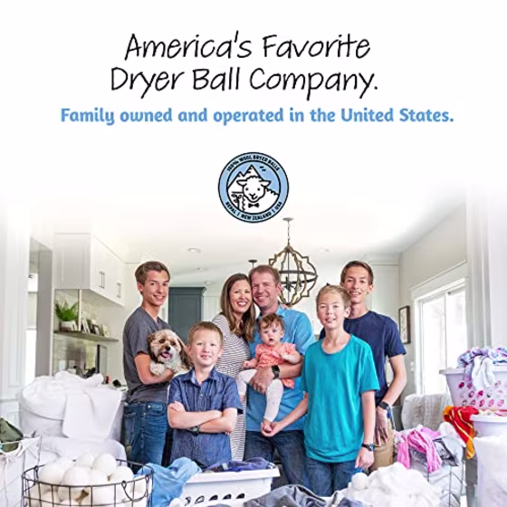 Wool Dryer Balls by Smart Sheep (Pack of 6)