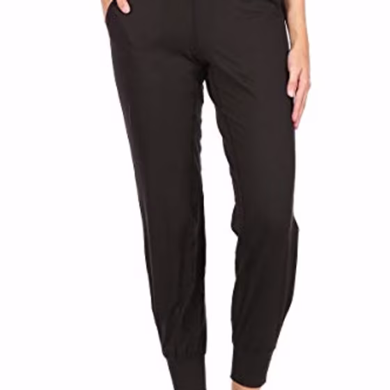 Leggings Depot JYL19-BURGUNDY-XL ActiveFlex Slim-fit Joggers with Pockets, XL