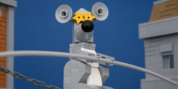 Brick-by-brick: Banksy's art is built with LEGO