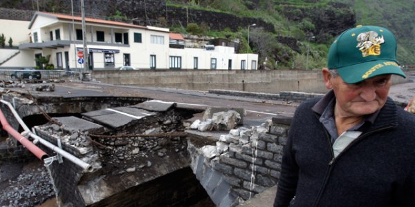 Floodwaters ravage Madeira