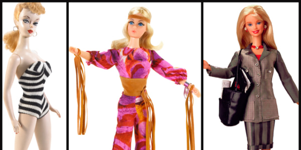 Barbie through the ages