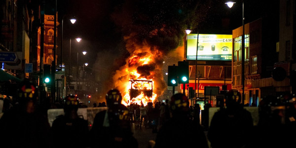 Summer of 2011: Riots break out in UK