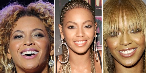 Beyonce's hair evolution