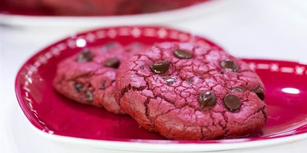 "Just a Few" Red Velvet Chocolate Chip Cookies